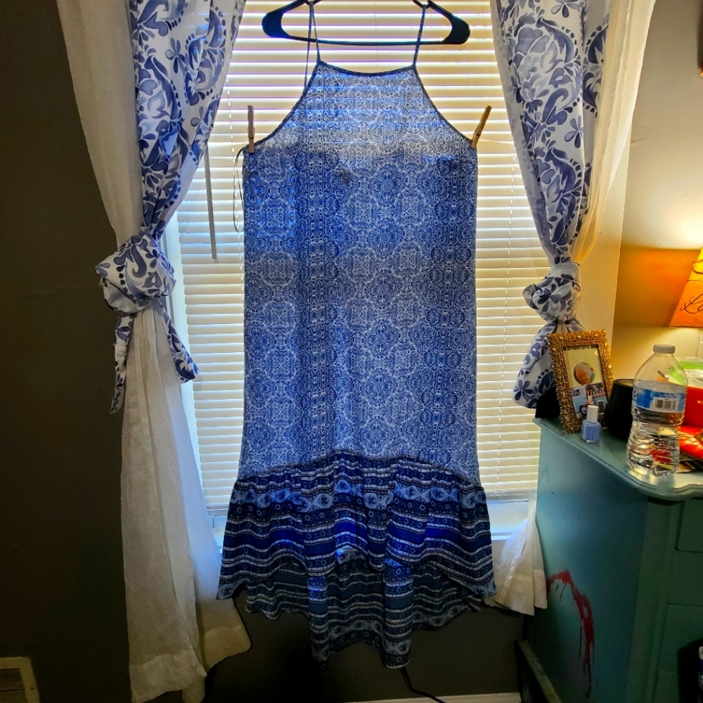 Knox rose paisley high low dress